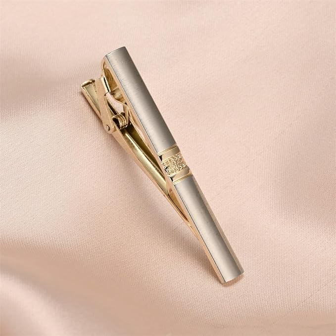 4 Pcs Tie Pin Clip Set With Gift Box