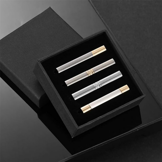 4 Pcs Tie Pin Clip Set With Gift Box