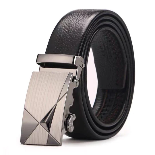 Casual Black Alloy Belt