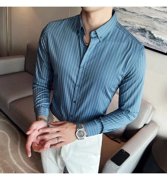 Blue Striped Shirt