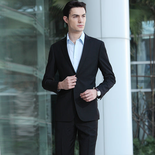 Slim Fit Black Suit