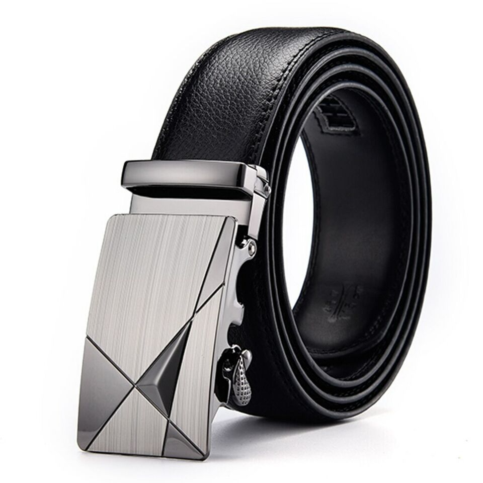 Casual Black Alloy Belt